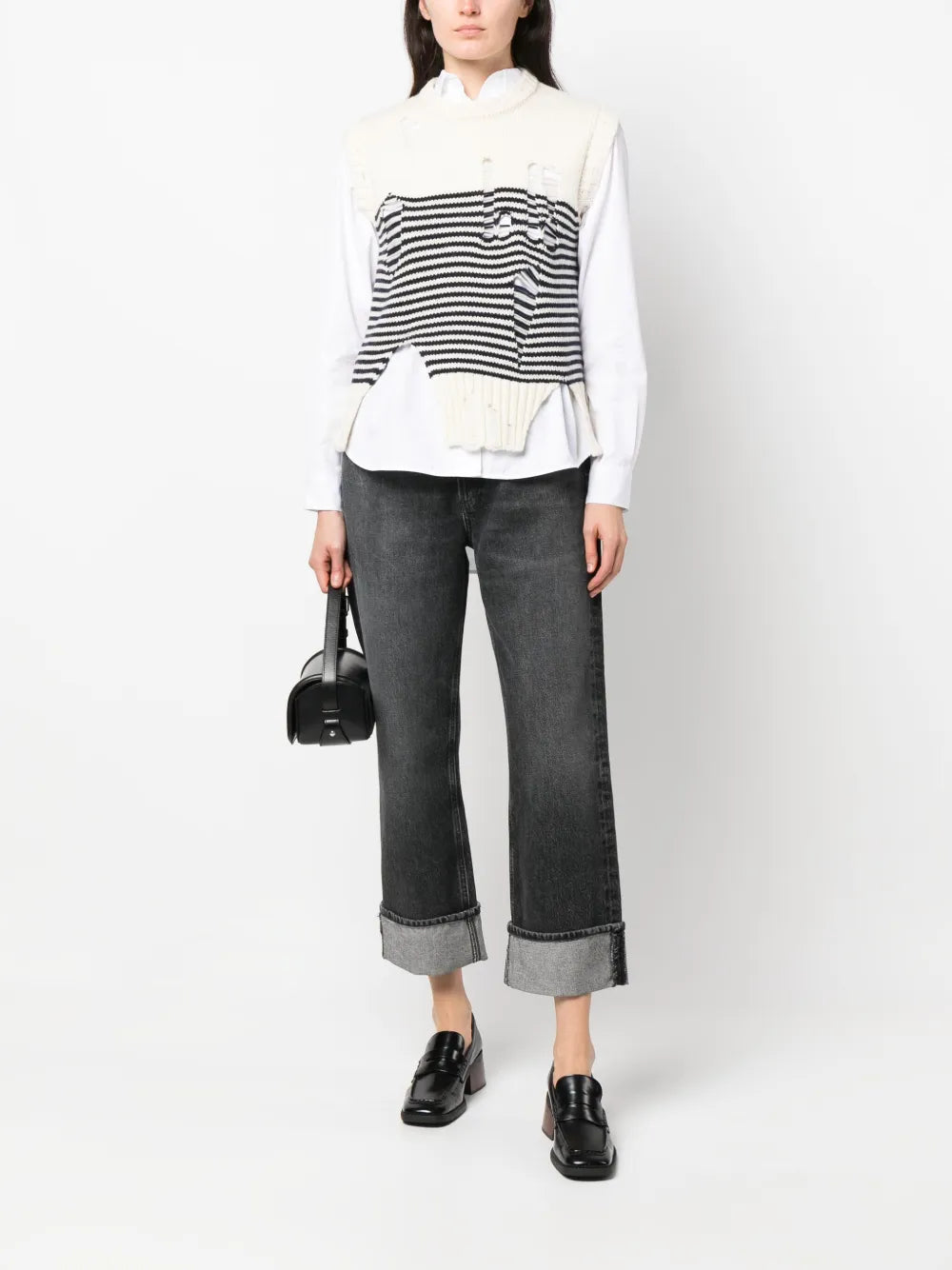 High-Rise Cropped Jeans