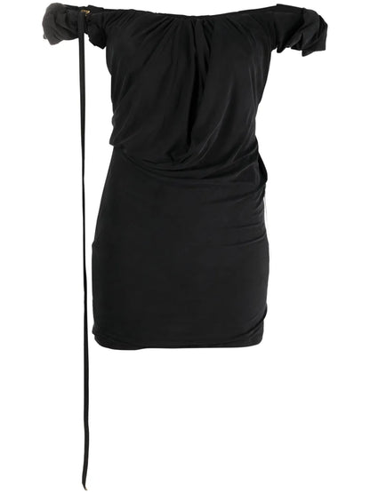 La Robe Ciceri Draped Minidress