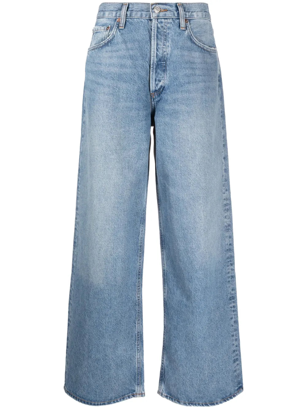 High-Rise Straight-Leg Jeans