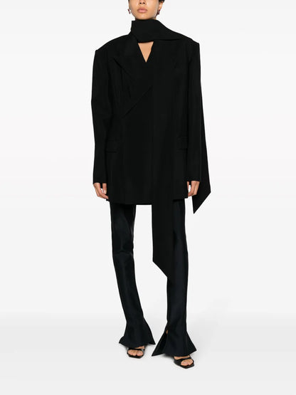 Oversized Scarf Jacket