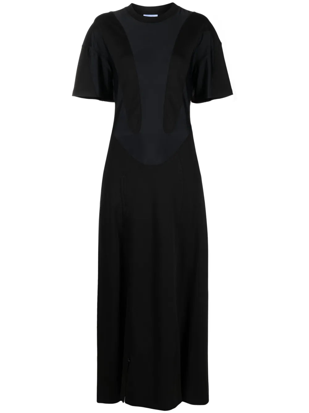 Organic-Cotton Side-Slit Maxi Dress