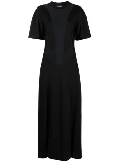 Organic-Cotton Side-Slit Maxi Dress