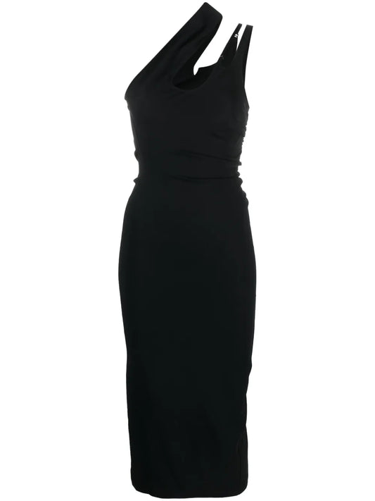Asymmetric Midi Dress