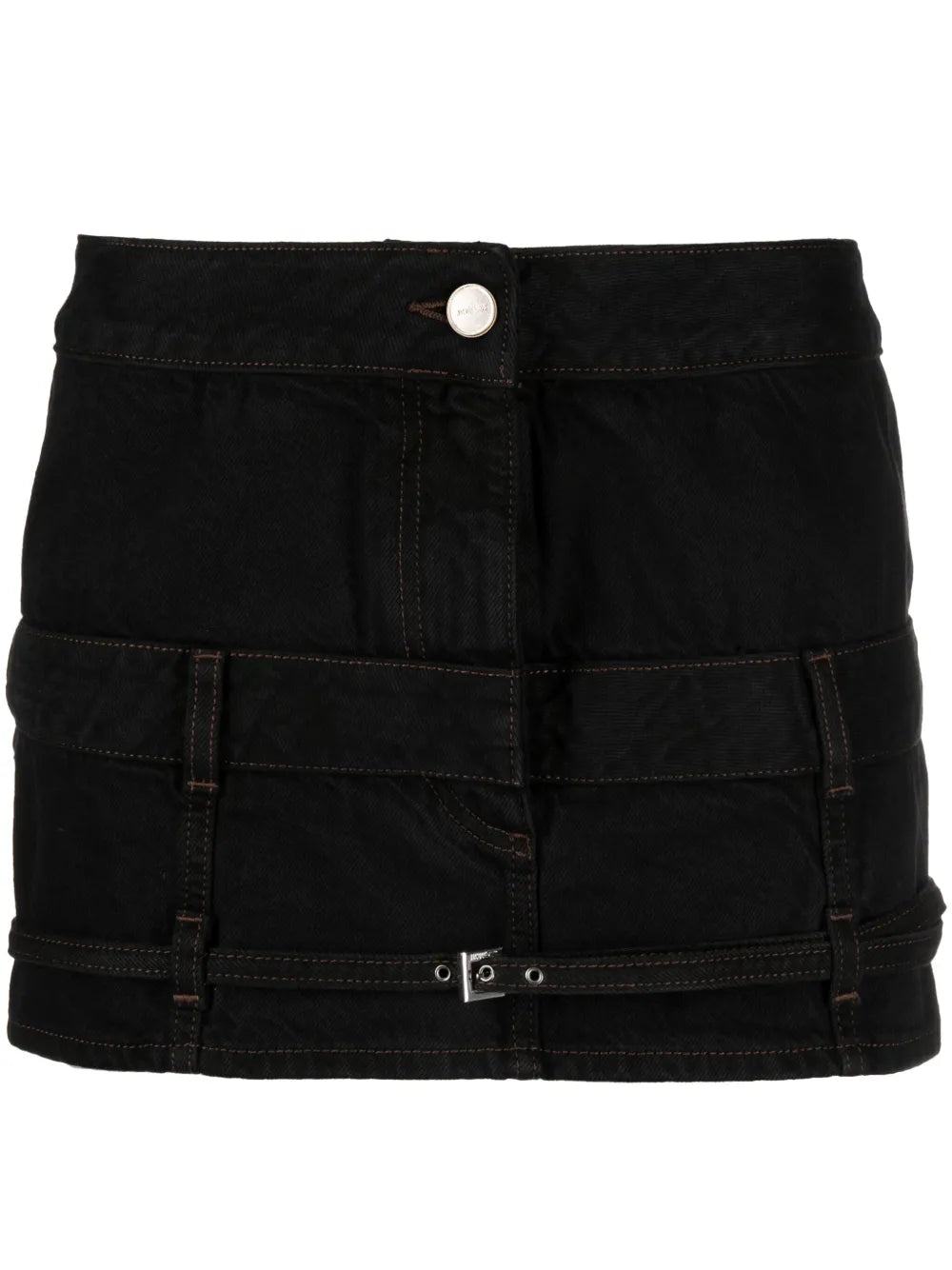 La Mini De Nimes Criollo Denim Miniskirt