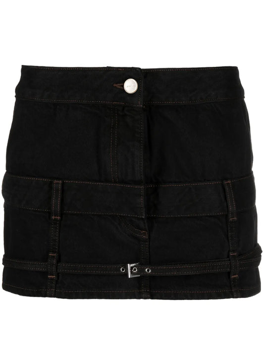 La Mini De Nimes Criollo Denim Miniskirt