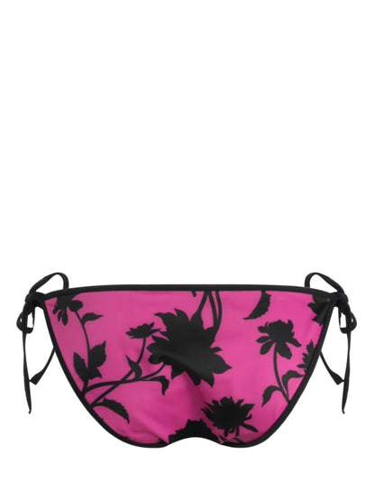 Palm Tree-Print Bikini Bottoms