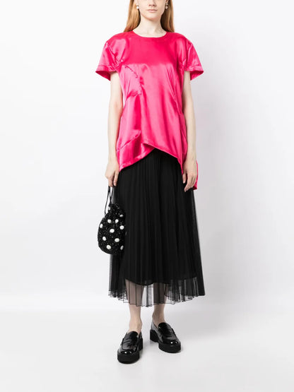 Panelled Short-Sleeve T-Shirt