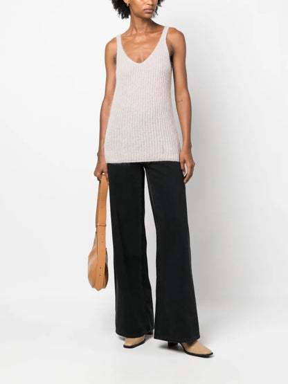 Ribbed-Knit Tank Top
