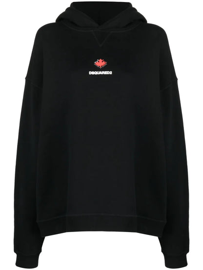 Logo-Print Cotton Hoodie