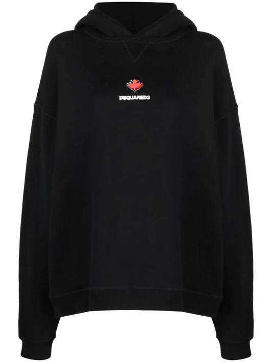 Logo-Print Cotton Hoodie