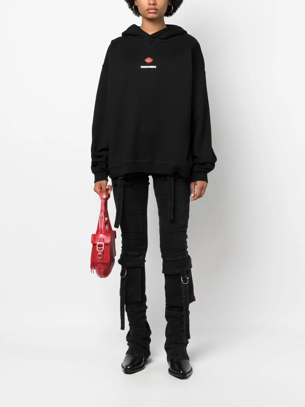 Logo-Print Cotton Hoodie