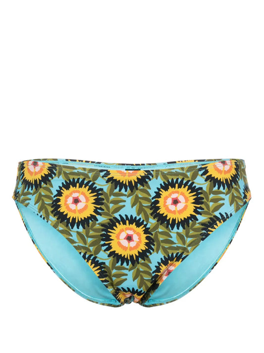 Bellini Floral-Pattern Bikini Bottoms