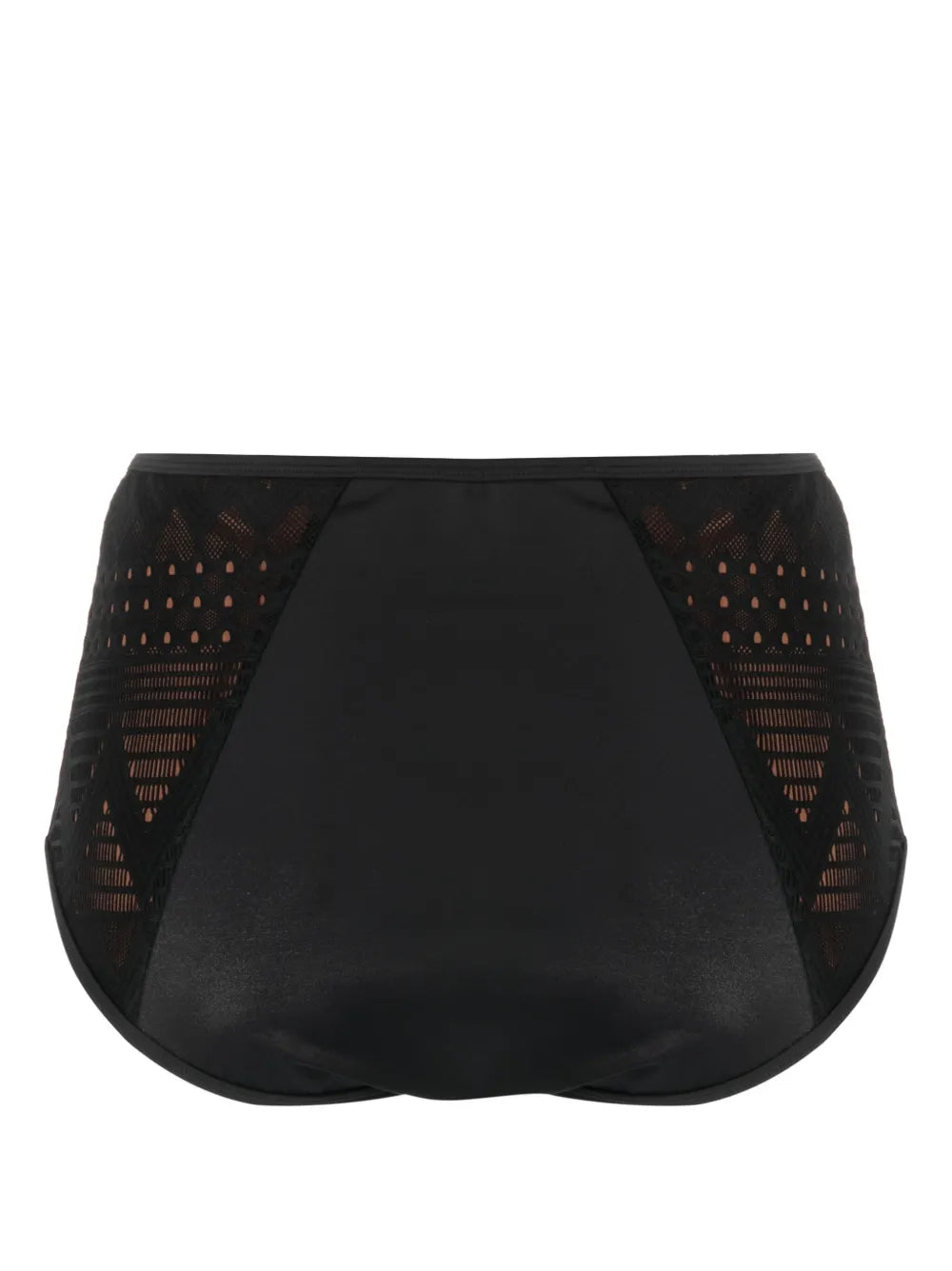 Dolce Vita Crochet-Panel Bikini Bottoms