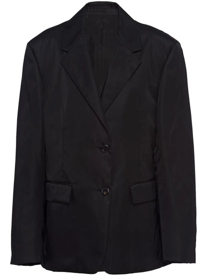 Re-Nylon Single-Breasted Jacket
