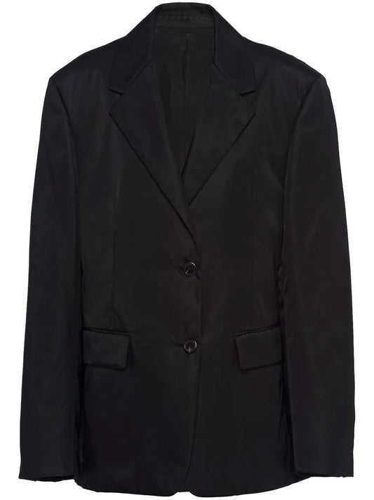 Re-Nylon Single-Breasted Jacket