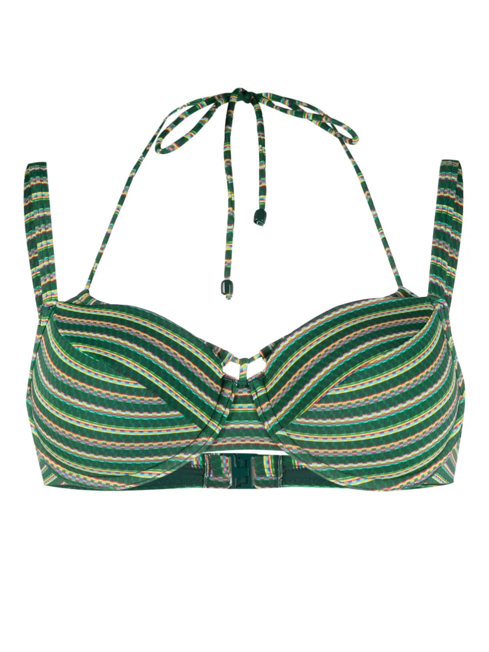 Holi Vintage Striped Bikini Top