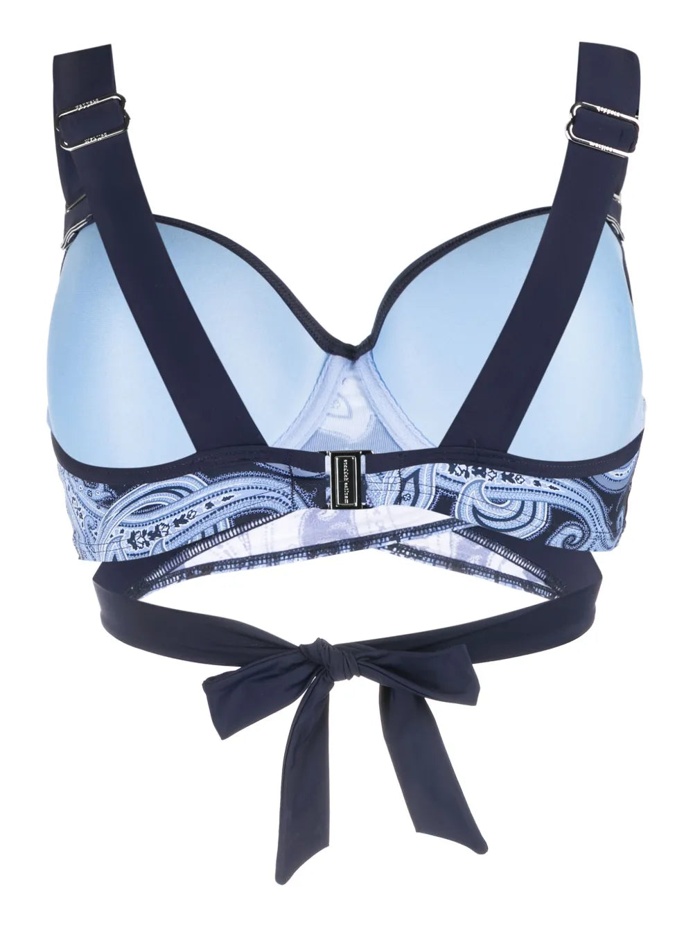 Cache Coeur Paisley-Print Push-Up Bikini Top