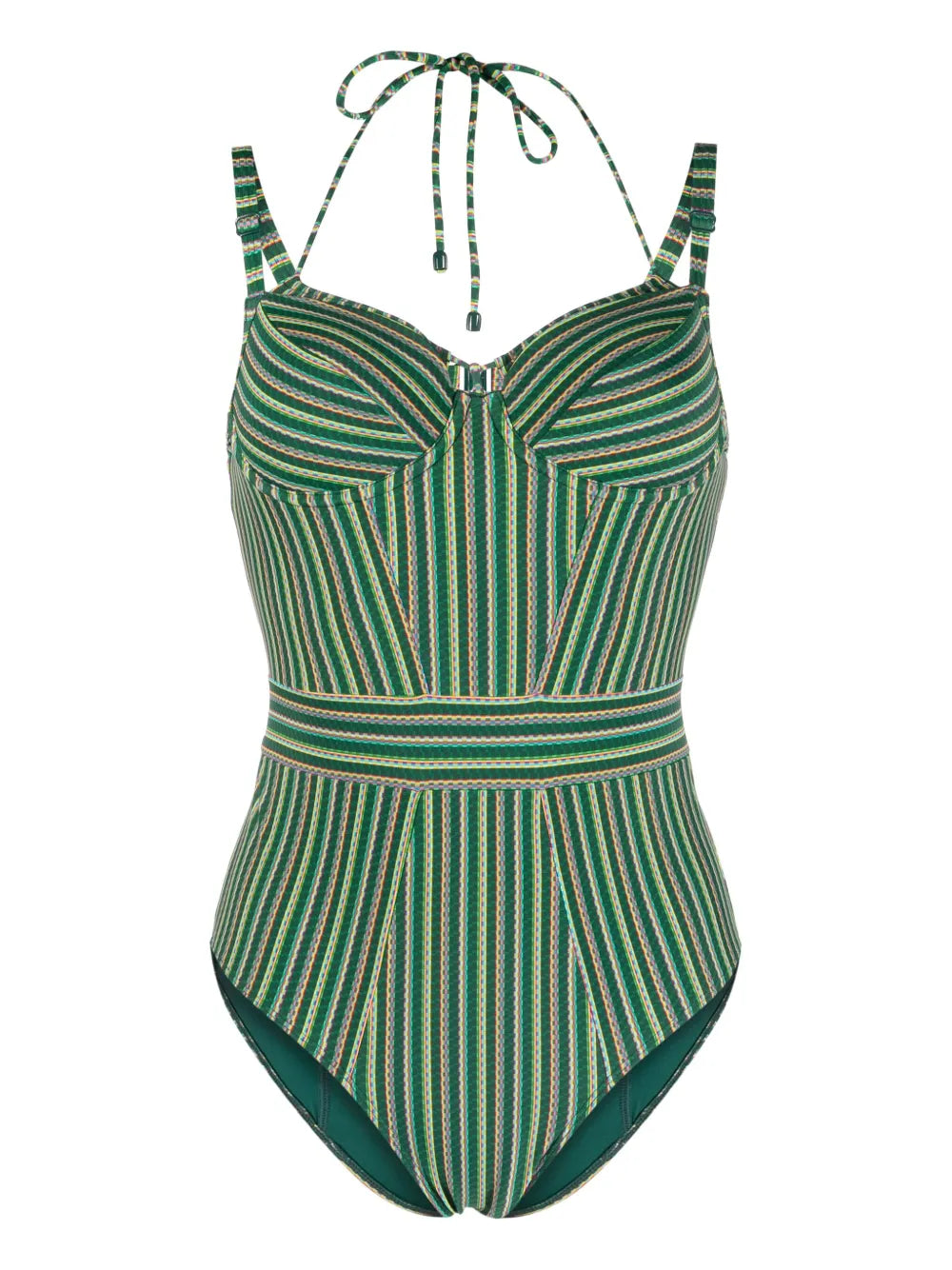 Holi Vintage Striped Padded Swimsuit