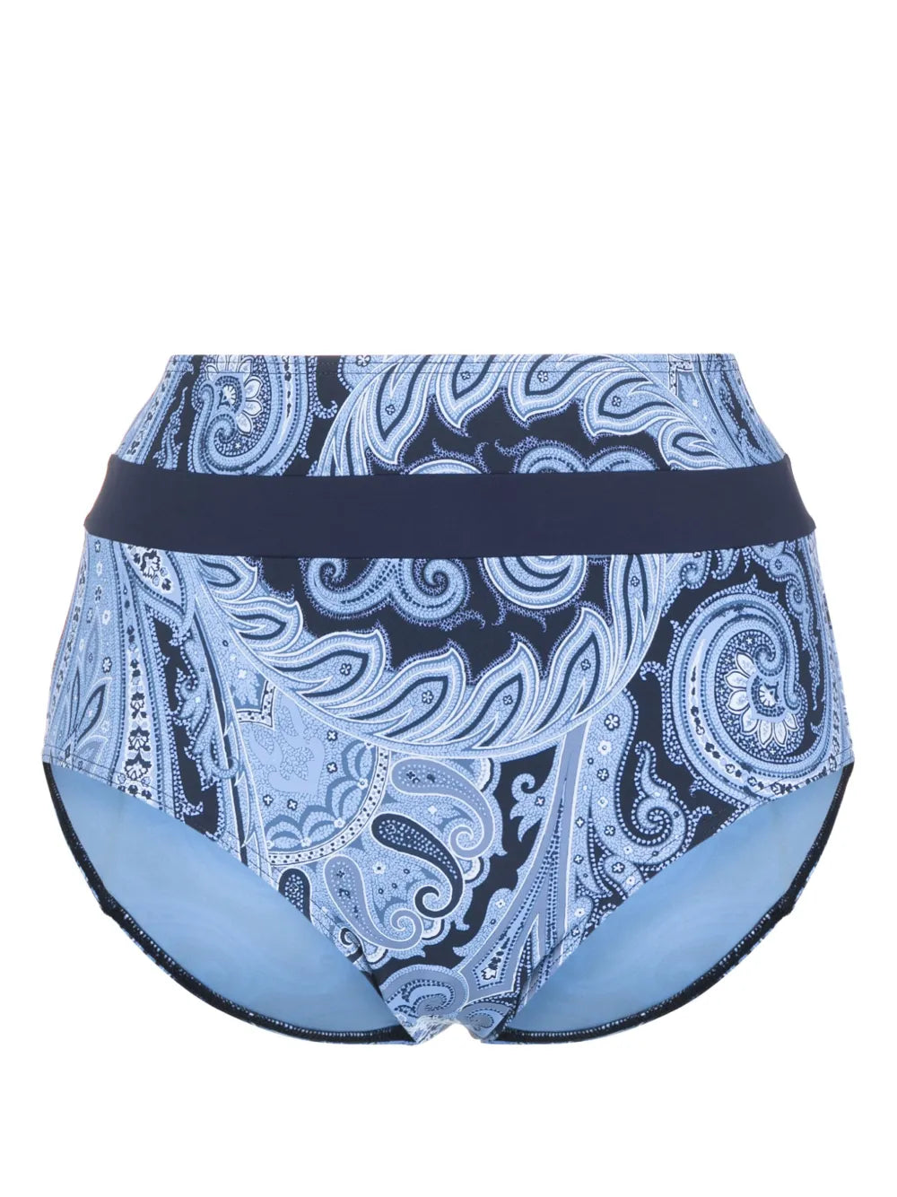 Cache Coeur Paisley- Print High-Waisted Bikini Bottoms