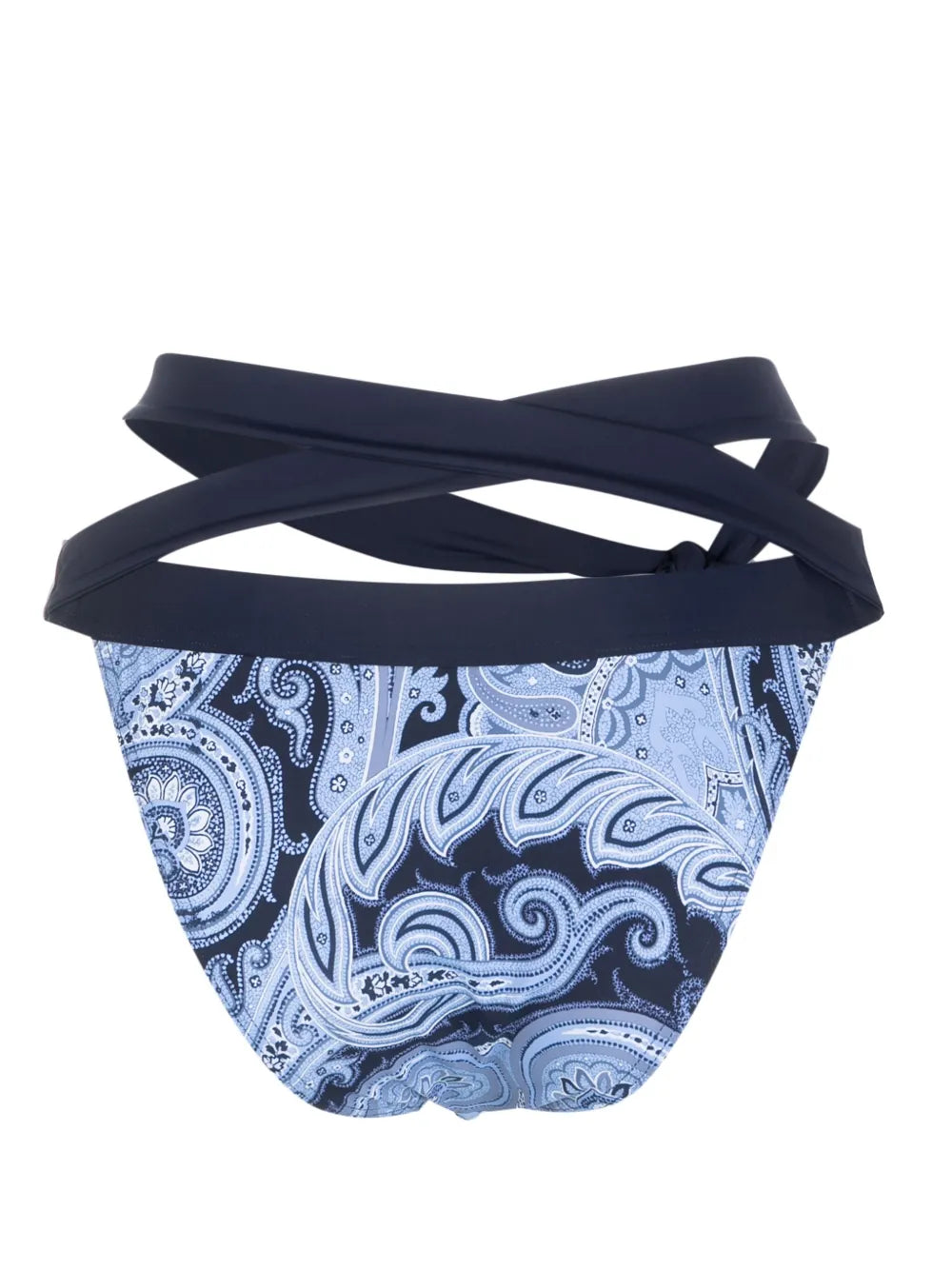 Cache Coeur Paisley-Print Adjustable Bikini Bottoms