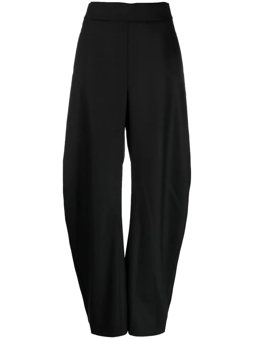 High-Rise Straight-Leg Trousers
