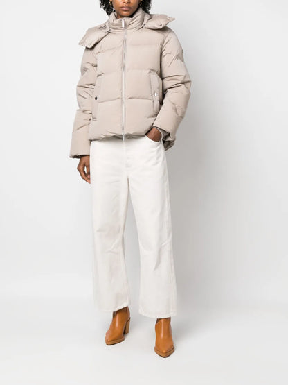 Detachable-Hood Padded Jacket