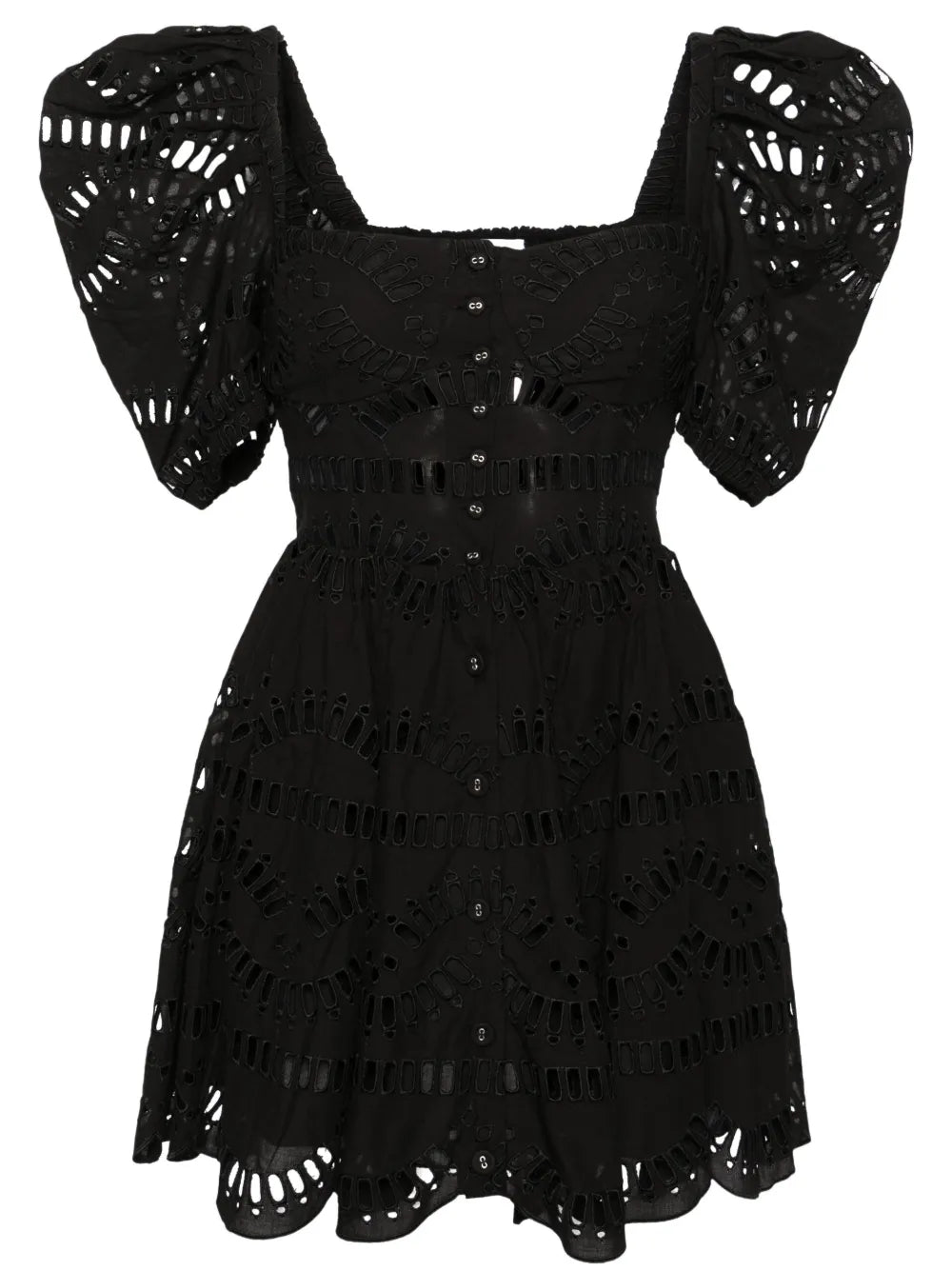 Ayiak Laser-Cut Minidress