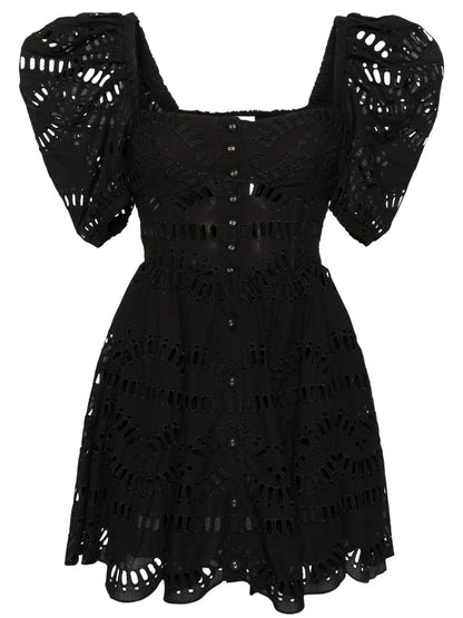 Ayiak Laser-Cut Minidress
