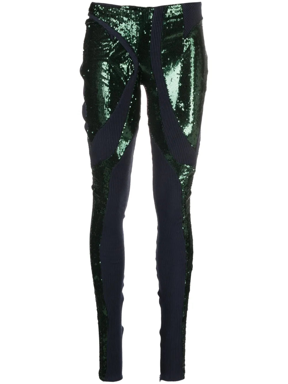 Panelled Sequin Leggings