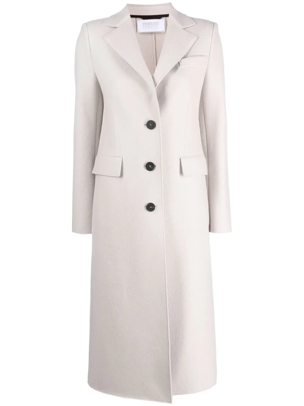 Single-Breasted Virgin Wool Coat