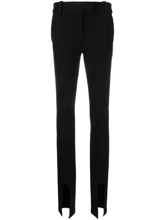 Cut-Out Slim-Cut Trousers