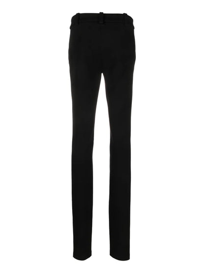 Cut-Out Slim-Cut Trousers