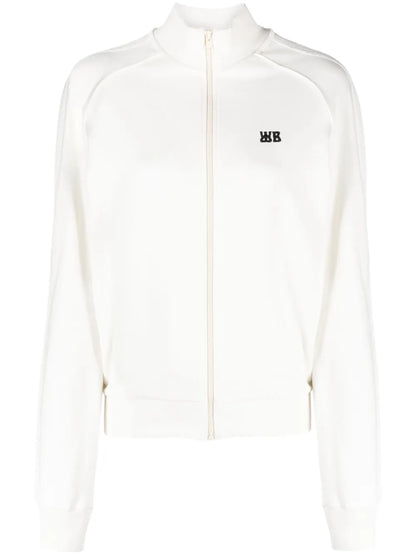 Logo-Embroidered Zipped Sweatshirt