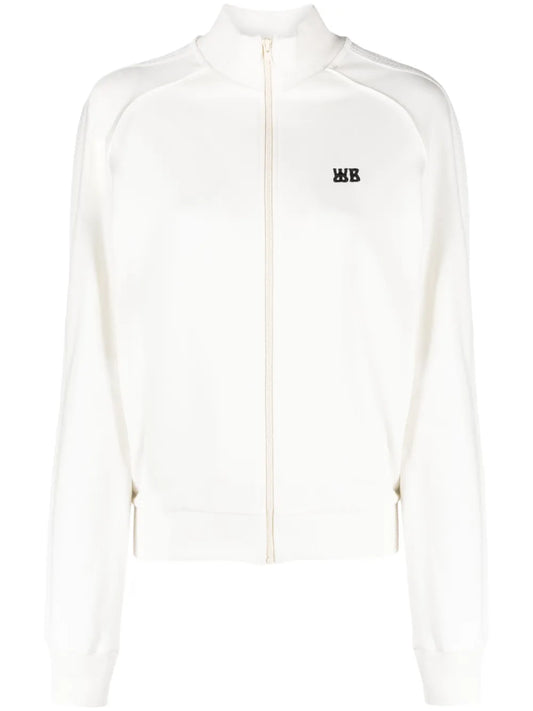 Logo-Embroidered Zipped Sweatshirt