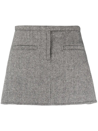 Caviar Trapeze Miniskirt
