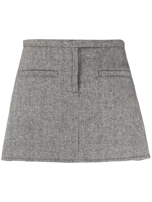 Caviar Trapeze Miniskirt