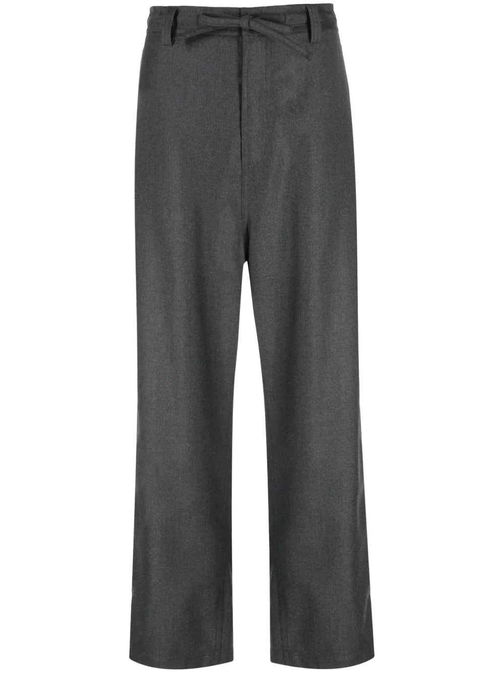 Straight-Leg Wool Trousers