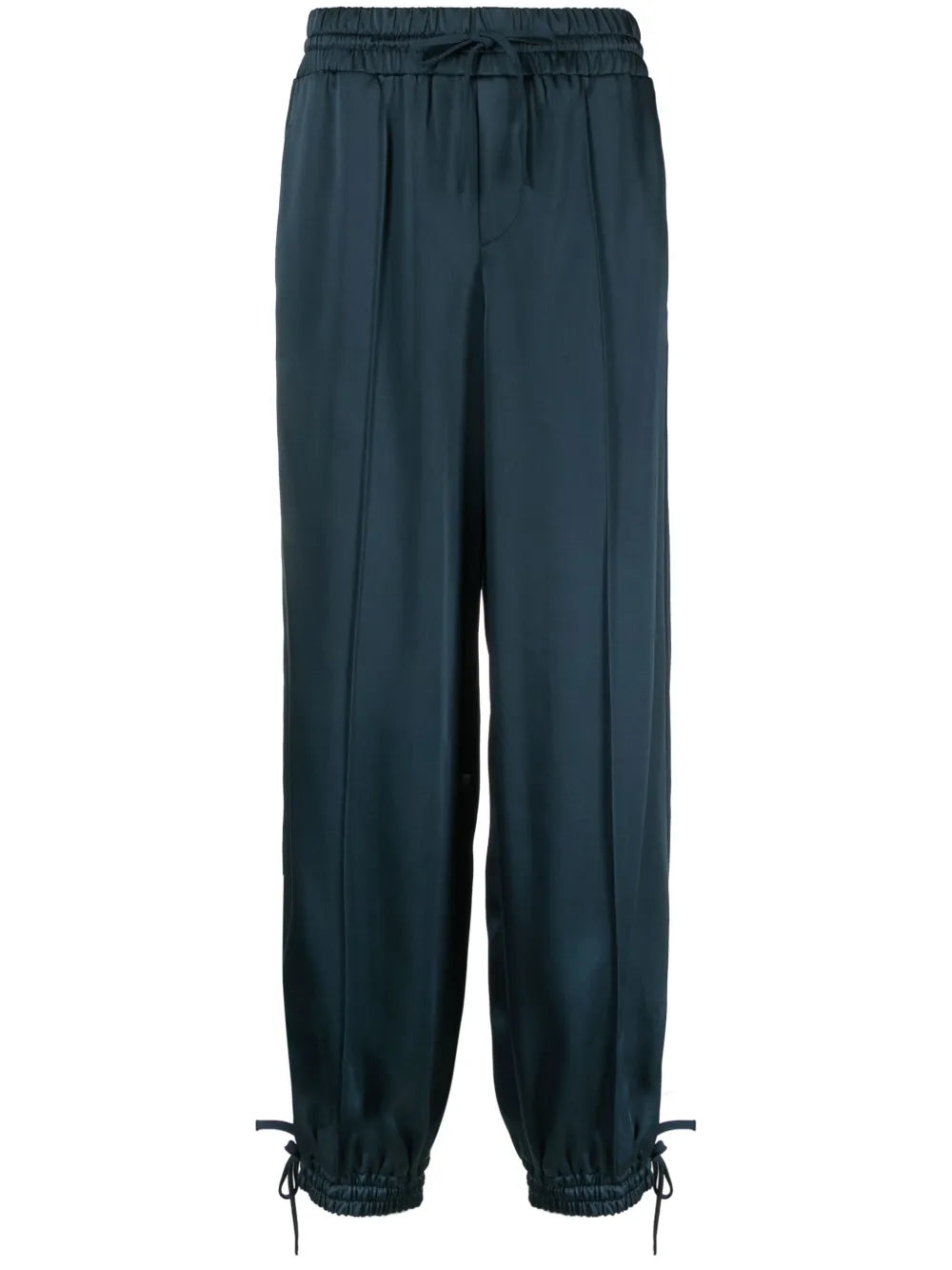 Drawstring-Waistbandf Tapered Trousers