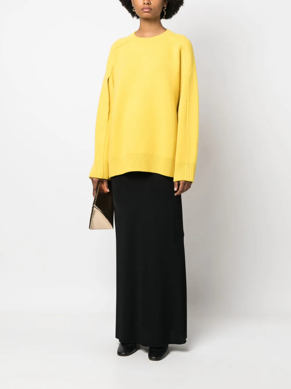 Cape-Back Knitted Jumper