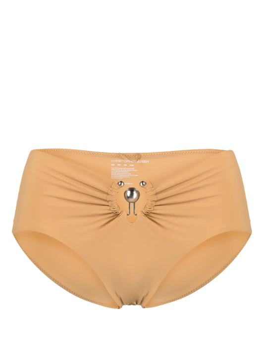 Orbit Ruched Bikini Bottoms
