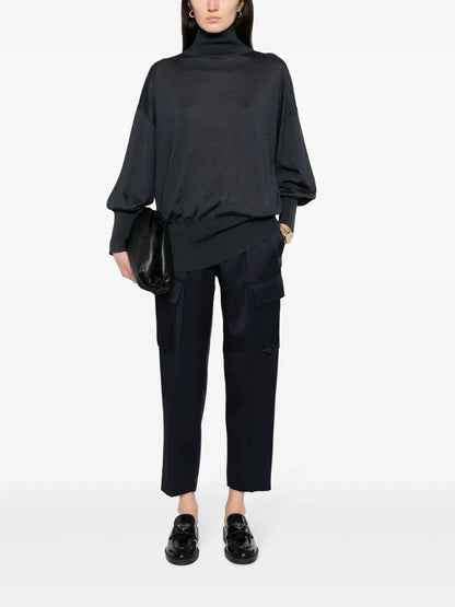 Roll-Neck Knitted Jumper