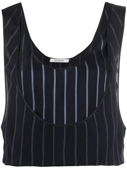 Mini Mirror Striped Tank Top