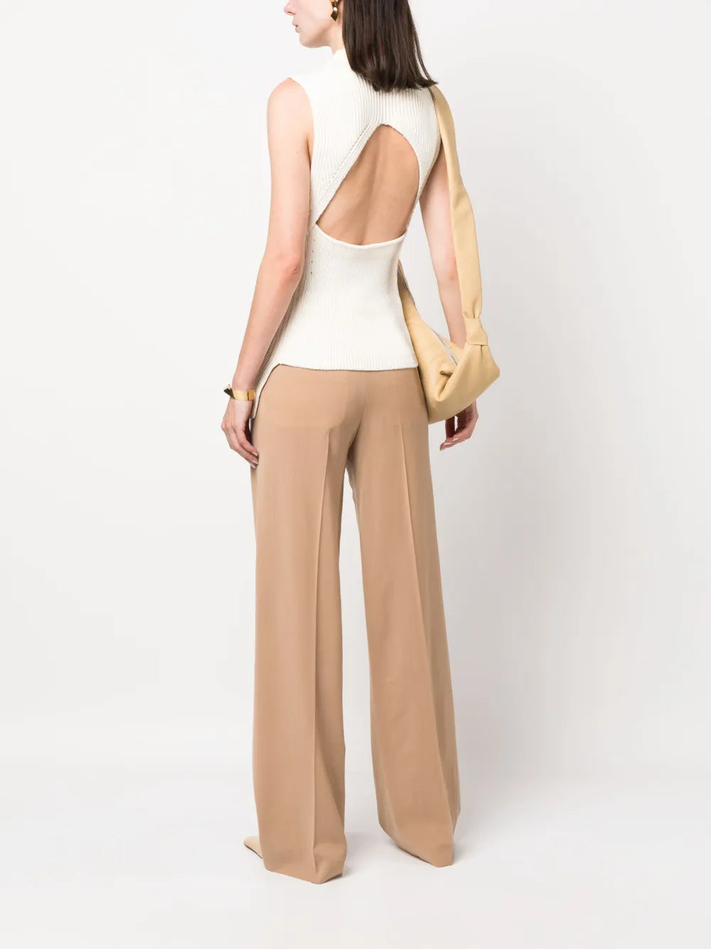 Open-Back Ribbed Top