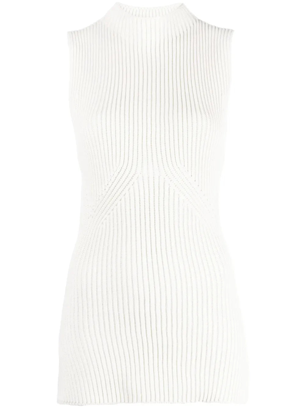 Open-Back Ribbed Top