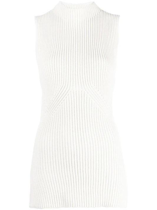 Open-Back Ribbed Top
