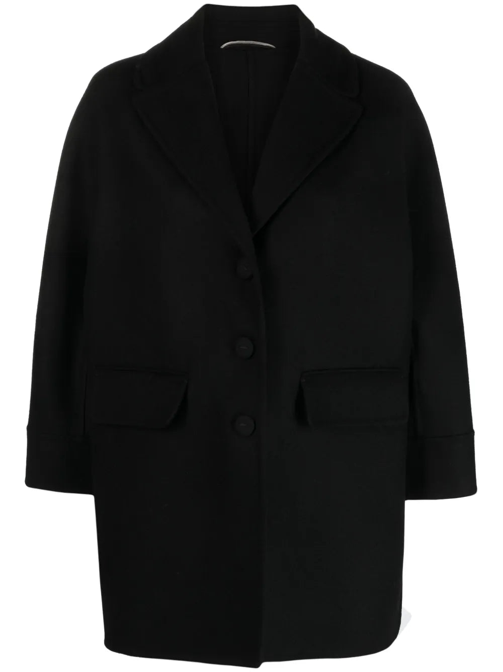 Single-Breasted Virgin Wool Coat