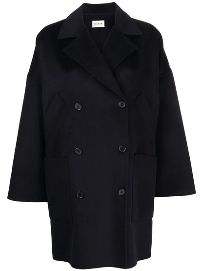 Double-Breasted Cashmere Coat