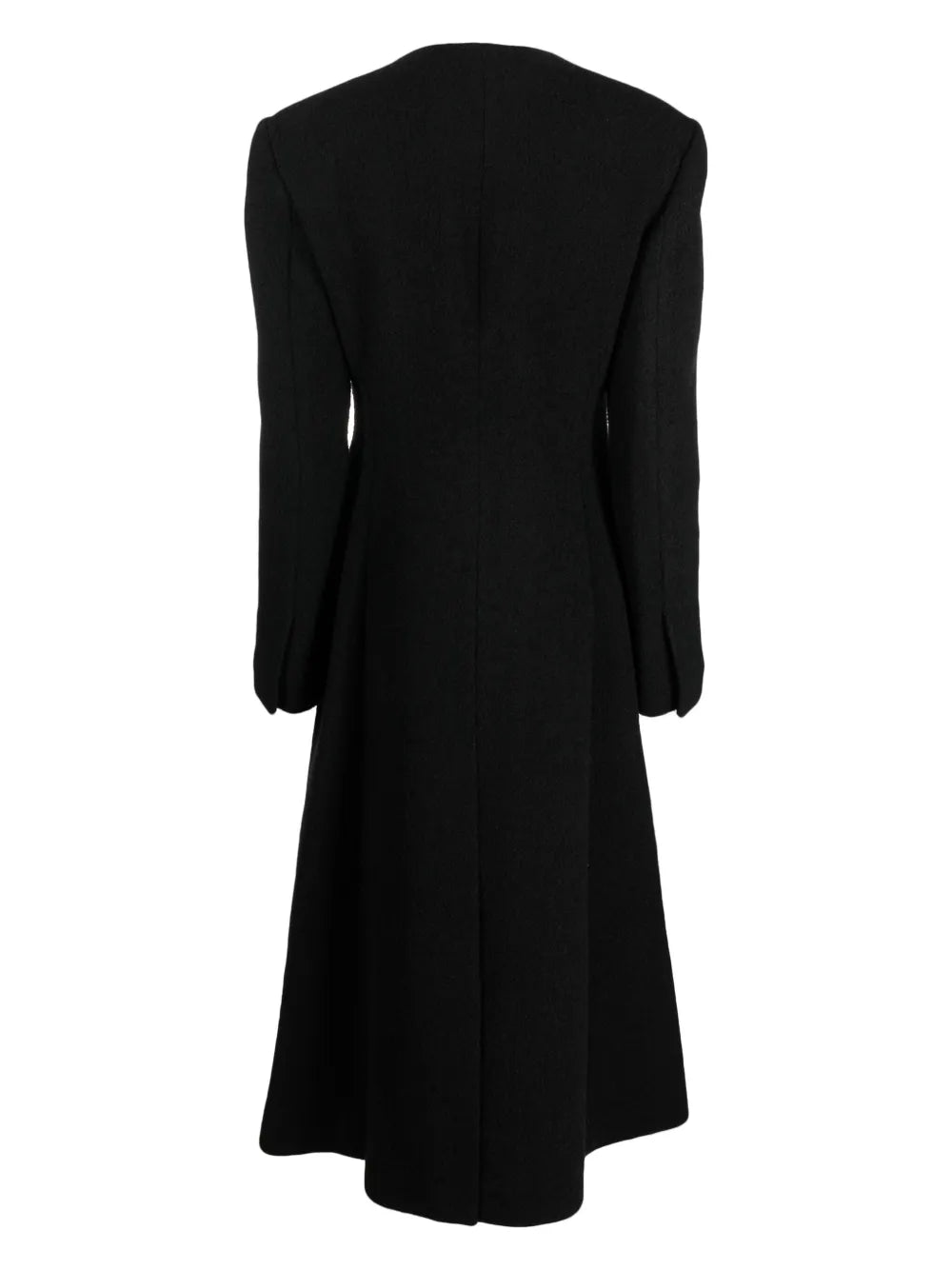 Single-Breasted Long-Sleeved Coat