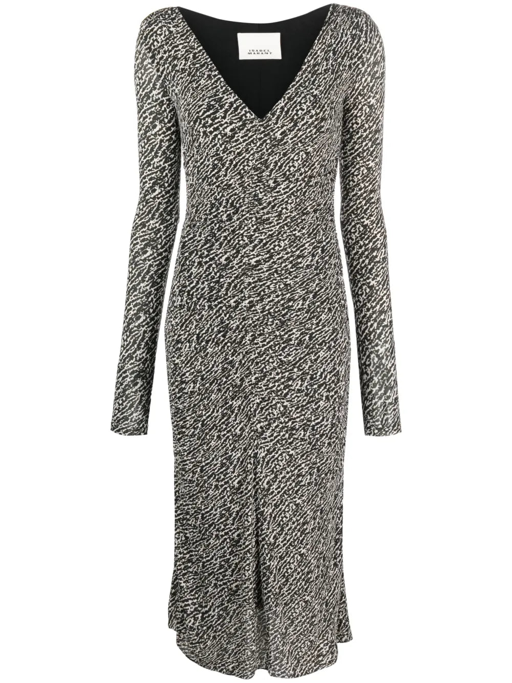 Laly Abstract-Pattern Midi Dress