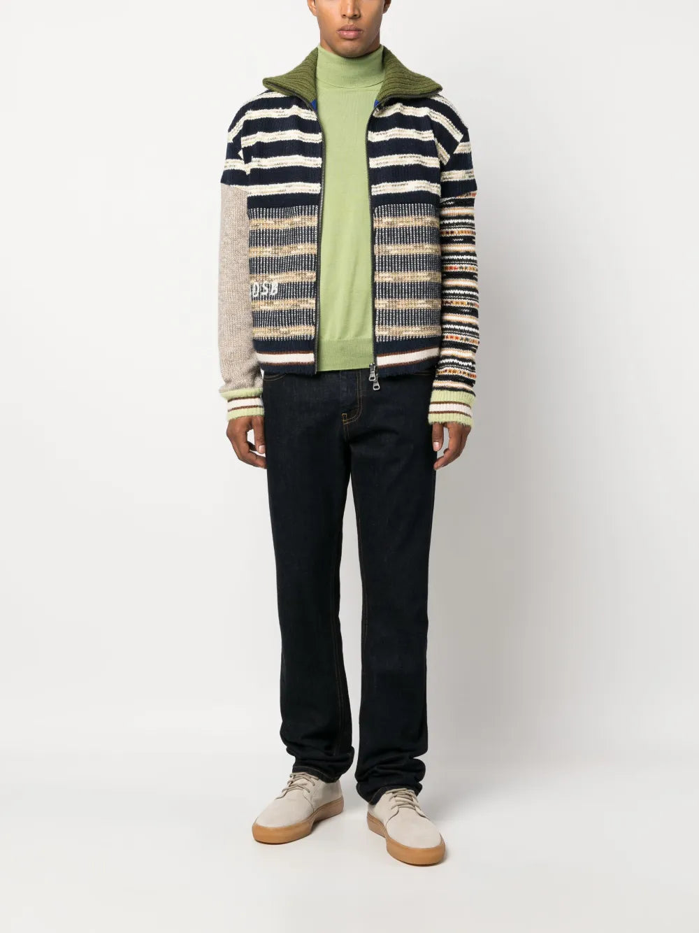 Roll-Neck Virgin-Wool Jumper